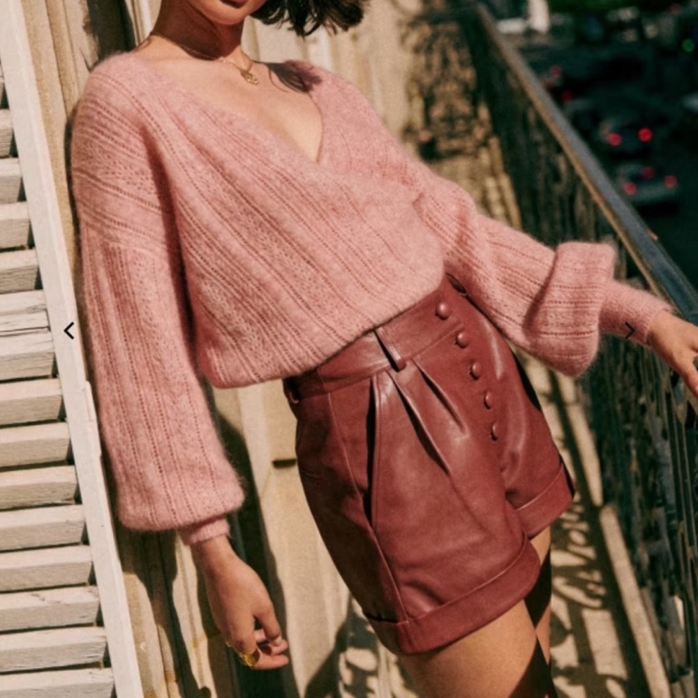 Sezane Cristina Jumper Blush Pink XXS